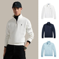 ACHETEZ 1, RECEVEZ 3 — BLOUSE AVEC FERMETURE - Blanc • Bleu Aviateur • Bleu Chiné / S